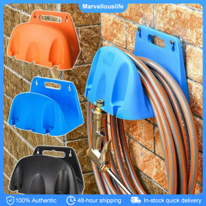 Wall Mounted Garden Irrigation Hose Pipe Hanger Plastic Wall Hanging Hose Storage Rack Watering Hose Organizer Storage Holder