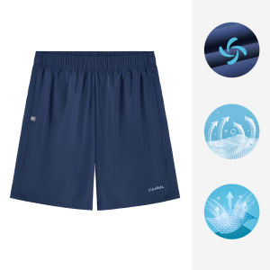 Cameljeans กางเกงยีนส์กางเกงกีฬาขาสั้นผู้ชายระบายอากาศบางหลวมชุดลำลองทอกางเกงแห้งเร็วเร็ว