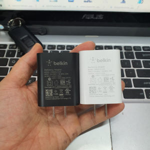 Củ Sạc Nhanh PD Belkin 27W Chính Hãng Chuẩn MFI Nobox New 100% màu đen