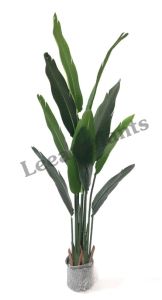 ต้นเบิร์ด สูง 1.5 เมตร พร้อมกระถางพลาสติก ต้นไม้ปลอมตกแต่งบ้าน Leeartplants