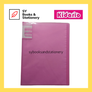 Kidario A4 PP Fancy Ice Colour Color 20 Pockets Clear Book / PP Clear Holder A4 / A4 PP Display Book / Document File / Plastic File