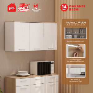 PIRA METROPOLIS OX -  ARUNA KC WU120 Rak Dapur / Rak Gantung Dapur / Kitchen Set Atas 3 Pintu