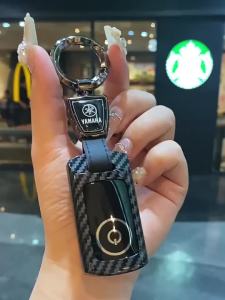 Car Key Case Cover Keychain Key Holder For Yamaha Nmax 2020 2022 Grand Filano Aerox Qbix Lexi Fazzio