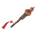 [ammoon]C Keys Bamboo Hulusi Gourd Cucurbit Flute Ethnic Musical Instrument with Case. 