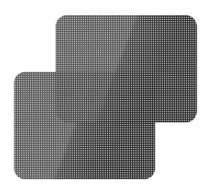 2PCS Car Side Window Sunshades Electrostatic Sticker PVC Sunscreen Film Decal Car Sun Shade Cover Curtain Blinds Static Decals