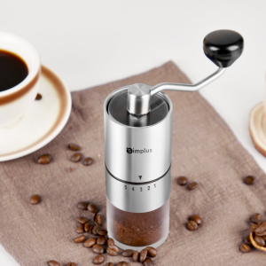Simplus Penggiling Biji Kopi Coffee Grinder Handheld Manual 25g Baja Tahan Karat (Garansi Resmi 1 tahun/ COD)