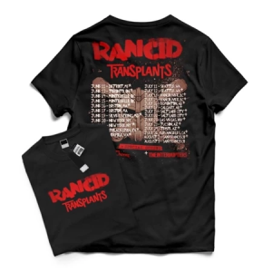 Kaos Baju Merchandise Musik Band Punk RANCID bahan 24s