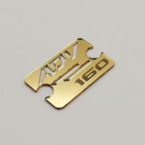 Emblem tutup minyak rem akrilik ADV 160 ABS Sticker ACRYLIC