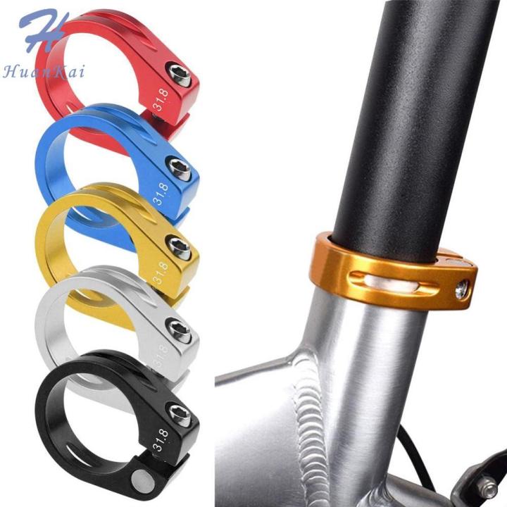 Huankai Aluminum Alloy Bicycle Seat Post Clamp Bolt Screw Lock 31.8/34