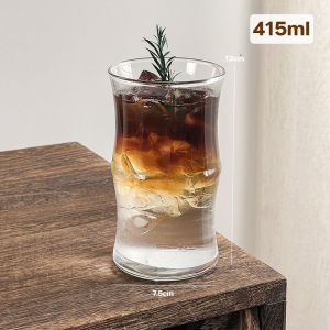 แก้วค็อกเทล ขนาด540ml แก้วทรงสูง ใส่เครื่องดื่ม ทรงหกเหลี่ยม