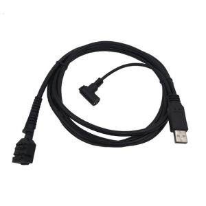 Double 14pin IDC with DC5521 Female Power to USB 2.0 AM Cable Durability for Verifone Users VX805 VX820 CBL-282-045-01-A