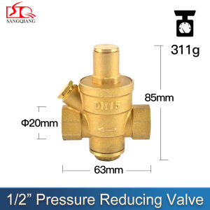 Sang Qiang Heavy Duty Brass Adjustable Water Pressure Regulator Valve SIZE  (1/2“ 3/4” 1“ 1-1/4” 1-1/2“ 2“ )