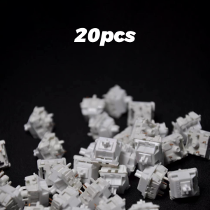 FEKER White Marble Switch Linear 5pin Single Spring Hifi Sound Customize Switches for Mechanical Keyboard