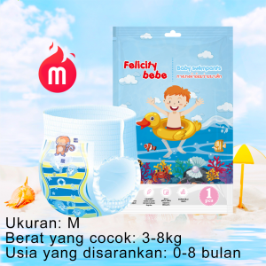 Sweetybayi 1Pcs Disposable Baby Waterproof leak-proof Swimming diapers/ Pants kids Swim Pants Diapers Lampin berenang bayi