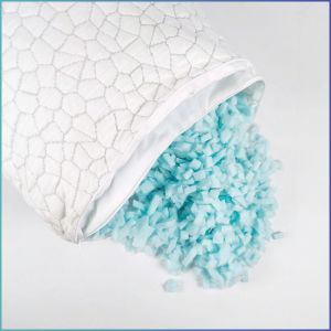 ปลอกหมอน ฟองน้ำแตก ฟื้นตัวช้าๆ ผ้าหมอน ผ้าไหมน้ำแข็ง เส้นใยไม้ไผ่ รู้สึกเย็นสบาย การสนับสนุนที่สะดวกสบาย