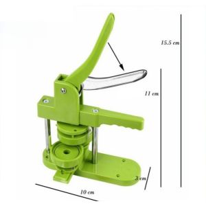 mibum Button Maker Machine DIY Round Badge Punch Press Mold Tool Pinback Supplies，Handmade Metal Pinback Supplies