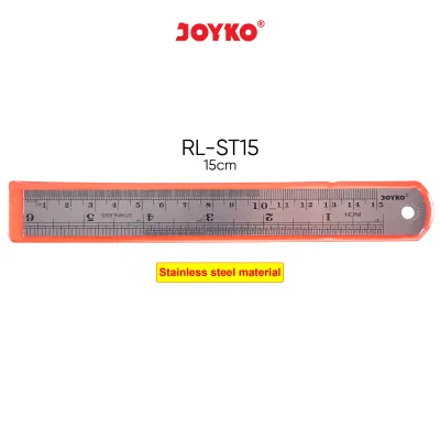 Joyko Stainless Steel Ruler Penggaris Besi