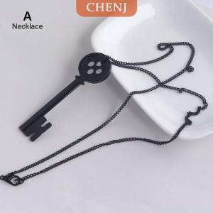 [COD] CHENJ สร้อยคอโลหะคาดอกสีดำสำหรับฮาโลวีน