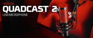 HYPERX SOLOCAST / SOLOCAST 2 / DUOCAST / QUADCAST S / QUADCAST 2 / QUADCAST 2 S / PROCAST / FLIPCAST RGB Lighting USB Condenser Gaming Streaming Microphone For PCPS4MAC