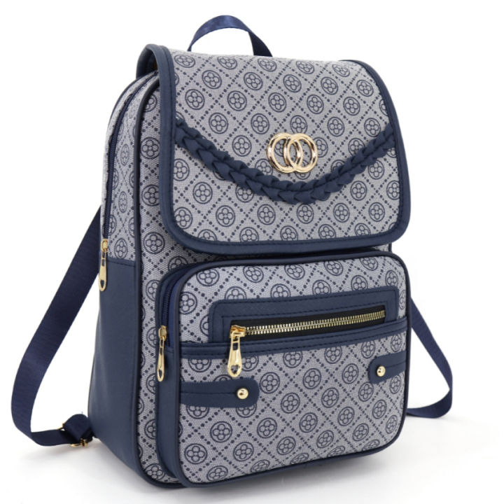 cod new korean plain waterproof zipper backpack school bag Lazada PH