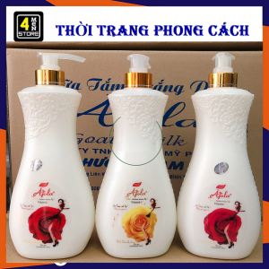 Sữa Tắm Dưỡng Trắng Mịn Da Ajola White Naturally Shower Vitamin E 1200ml hương nước hoa Hàng Việt Nam Chính Hãng 100%