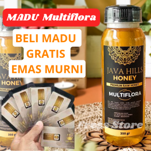 Java Hills Honey Madu Multiflora Blossom Madu Asli Murni 350 Gram