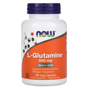Now Foods L Glutamine 500mg 120 Veg Capsules Diabetes Ulcer