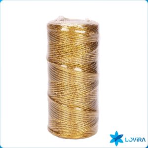 100M/Roll Gift Box Decor Tag Line Tying Rope Packaging Thread Metallic Cord Christmas Strap Ribbon