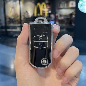 Tup ฝาครอบกุญแจรถเหมาะสําหรับ Mazda 2/3/5/6/RX8/MX5/CX3/CX5/CX7 อุปกรณ์เสริมกรณีกุญแจรีโมท