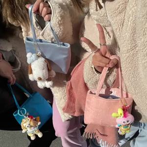 Silk bag niche high-end feel small fabric handbag womens clutch bag versatile mobile phone handbag hand-twisted bag