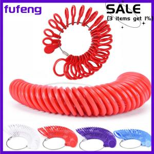 fufeng Measure Finger Sizer Ring Gauge All UK Sizes A-Z US Sizes 0-13 Plastic Stamped