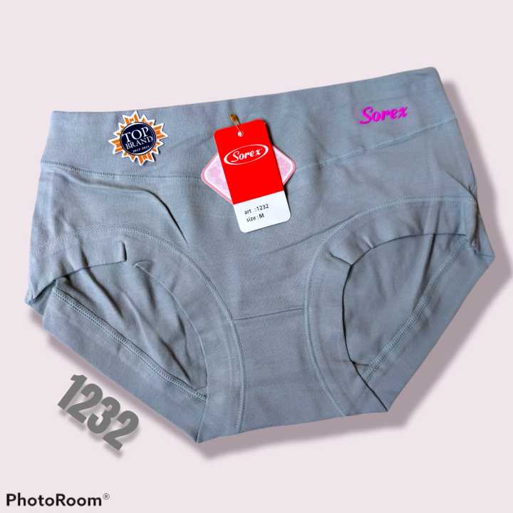 SOREX - 6 Pcs Celana Dalam Wanita/CD Wanita Dewasa/Dalaman Wanita murah  Type 1232 Size  M L XL(EL) XXL (QL)