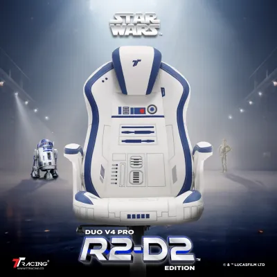 TTRacing Duo V4 Pro R2-D2 Edition Gaming Chair Ergonomic Home Office Chair - 2 Years Warranty