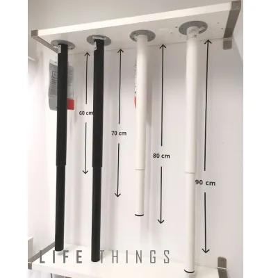 IKEA OLOV Table Desk Leg Kaki Meja adjustable boleh diselaraskan 60-90cm 1 piece