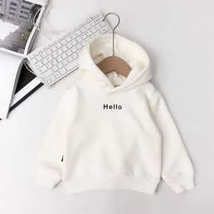OKADY เสื้อฮู้ดแขนยาวเด็ก 5 สี เสื้อกันหนาวเด็ก น่ารัก เสื้อผ้าเด็กผู้ชาย เสื้อผ้าเด็กผญ เสื้อสเวตเตอร์เด็ก เสื้อสกรีนลายน่ารัก เสื้อแ