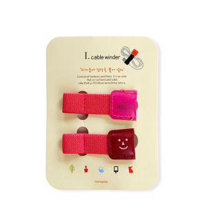 Kabel Cute Cable Organizer Isi 2 Scoop Penggulung Kabel Pengikat Kabel