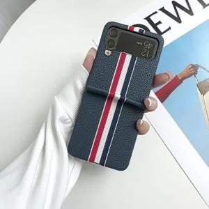 Applicable to Samsung GalaxyZ Flip4 Case F7210 Leather Case zflip4 Shell zflip4 Hard
