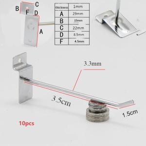 Slat bar Hook Retail Display Wall slot in wall/bar hook wall rack storage workshop tools DIY