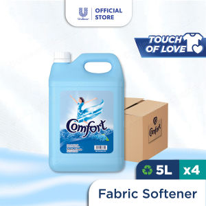 [Bundle of 4] Comfort Regular Fabric Softener 5L Carton Deal
