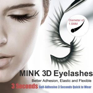 SelfAdhesive False Eyelash False Eyelash SelfAdhesive Strips Glue Free False Eyelash