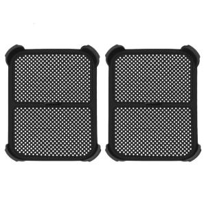 ตัวป้องกันน้ำกระเด็นซิลิโคนสำหรับหม้อทอดอากาศป้องกันน้ำมันทนอุณหภูมิสูงออกแบบให้มีการระบายอากาศทำความสะอาดง่าย