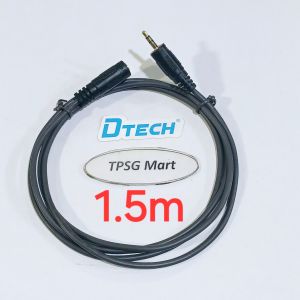 Dây nối dài âm thanh 1.5m / 3m / 5m / 10m (Dùng nối dài loa tai nghe míc Amply...Dtech)