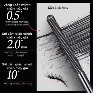 Thanh Mascara Ống Thép 6D Không Vón Cục Chống Thấm Nước Dài Cong Dày Mi Lâu Trôi Dễ Sử Dụng Cho Chị Em