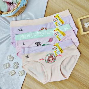 Celana Dalam Anak Perempuan Sorex NA 402-2 1 Pak Isi 3 Pcs Bahan Supersoft Size M-XL 2-11 TH