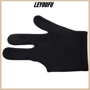 LEYOUFU Professional 3 Finger Nylon Billiard Gloves Pool Cue Shooters Snooker Gloves