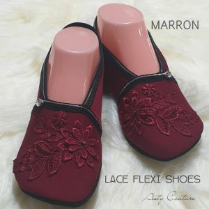 Kasut Tawaf Bloom By Asty Couture Free Size Lace