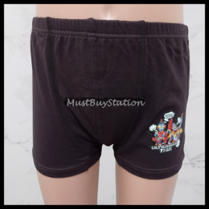MBS Plus Size S - 2XL 3 Pcs Kid Boy Cotton Tight Boxer Underwear Spider Hero