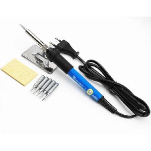 Mỏ hàn điện tử điều chỉnh nhiệt độ 220v 60w kèm 5 mũi hàn tiện dụng