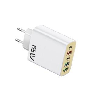 5V3A 65W Wall 2PD+3USB Simultaneous Charging Adapter For Multiple Devices for Travel Design Charging Hubs