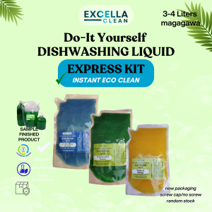 Dishwashing Liquid DIY EXPRESS KIT Just ADD water and mix /  3-4 liters yield